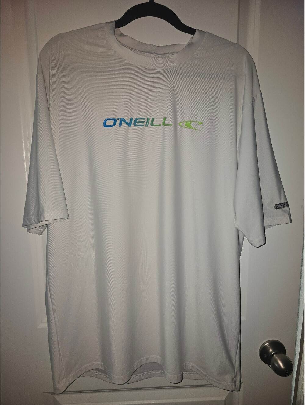 O'Neill White UV Protection Rash Guard Shirt 2XL Slim Fit